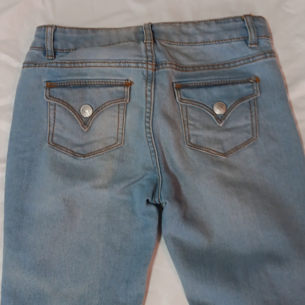 Hudson Jeans Kids Light Blue Distressed Jeans - Picture 8 of 14